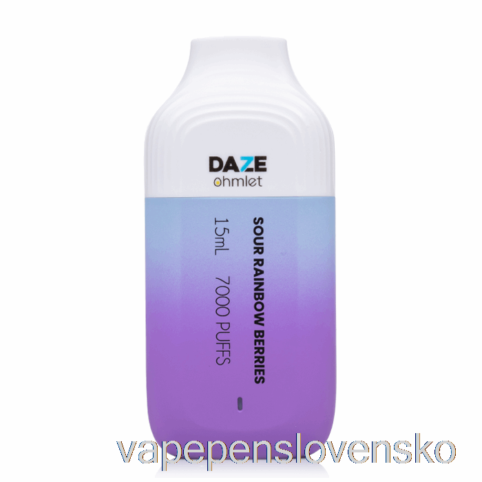7 Daze Ohmlet 7000 Jednorazové Kyslé Dúhové Bobule Vape Slovensko